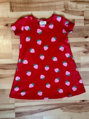 The Beaufort Bonnet Company Strawberry Print Dress/Tunic Shirt